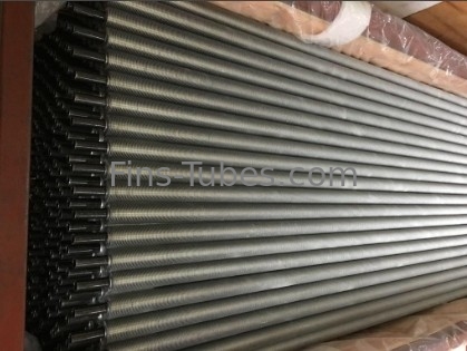 ซื้อ DELLOK อุณหภูมิท่อปีกแข็งที่ขีดออกด้วยปีกเรียบและปลายท่อบีเวล online manufacture