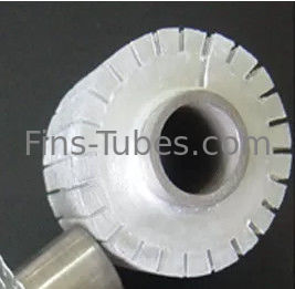 คุณภาพ  DELLOK Solid Extruded Serrated Alu1050 Heat Exchanger Fin Tube Thick 0.4mm โรงงาน