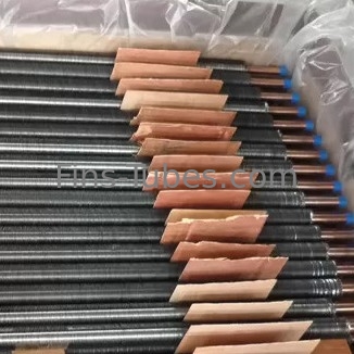 ซื้อ DELLOK Condenser ทองแดงอลูมิเนียม Alu1060 16 มิลลิเมตร Square Fin Tube online manufacture