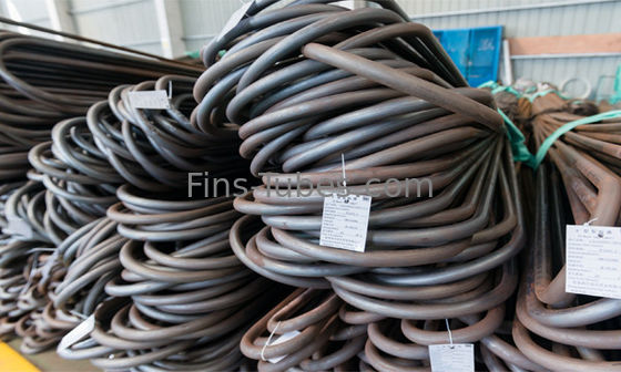 คุณภาพ  DELLOK Spiral Evaporator Carbon Steel SA210 U Bend Tube Exhaust Pipe โรงงาน