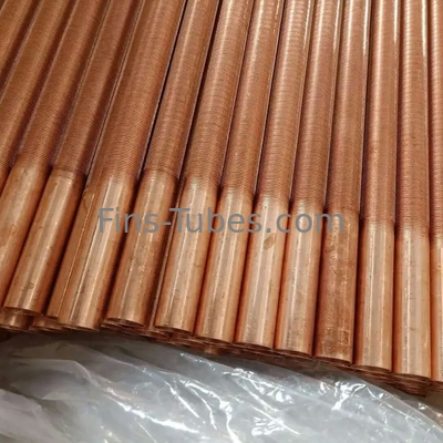 DELLOK ท่อปีกต่ําทองแดงในมีรอยล่อสําหรับเครื่องแลกเปลี่ยนความร้อนและเครื่องเย็นอากาศ