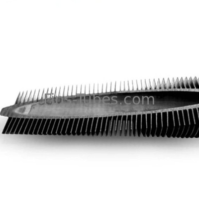 DELLOK แปรงเลเซอร์เหล็ก Fin Tube Coil Cooling Fins