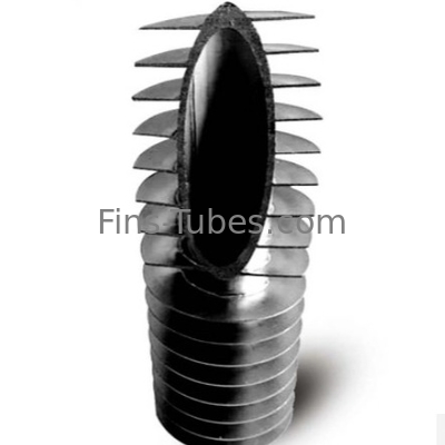 DELLOK แปรงเลเซอร์เหล็ก Fin Tube Coil Cooling Fins