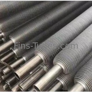 อุปกรณ์อุตสาหกรรม ท่อระบายความร้อน สายกลมโลหะประกอบความถี่สูง welded ปีกท่อเรือนกระจก