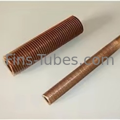 DELLOK อลูมิเนียม Fin ท่อสําหรับระบบ HVAC ถึง 300 ° F / ความยาว 1-22m หรือตามคําขอ