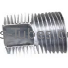 DELLOK ท่อปีกอลูมิเนียมแบบแอนโดดสําหรับเครื่องปีกปีกท่อ extruded ที่มีประสิทธิภาพการถ่ายทอดความร้อนสูงกว่า