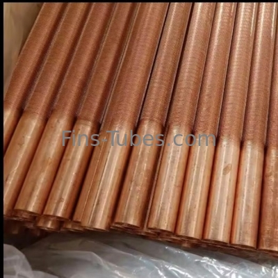 อลูมิเนียม Fin Rolling Extruded Fin Tube With Smooth Edge Hydro Test กว้างภายนอก 3-25 มม