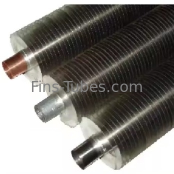อลูมิเนียม Fin Rolling Extruded Fin Tube With Smooth Edge Hydro Test กว้างภายนอก 3-25 มม
