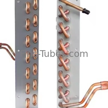 อุตสาหกรรมการผลิต อุปกรณ์ระบายความเย็นระบายความเย็น Coil Machine Tube Condenser Cooper Tube เครื่องแลกเปลี่ยนความร้อน