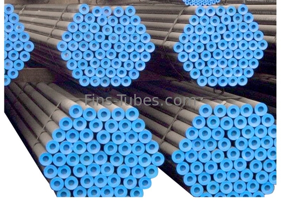 DELLOK การทาสีดํา ท่อเหล็กคาร์บอนไร้สาย Sch40 / Sch80 / Sch160 Astm A106