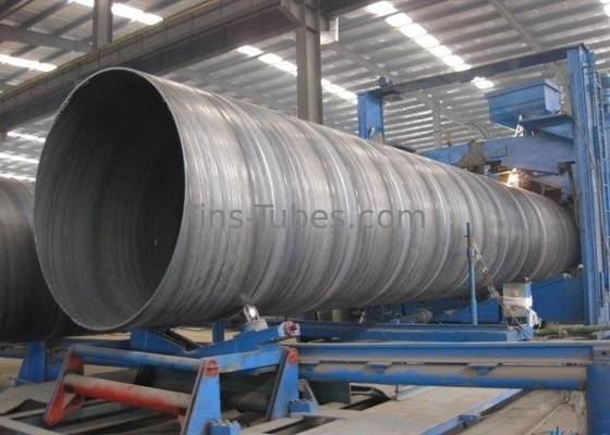 DELLOK Q235B ท่อเหล็กก๊าบอนสปิรอล ท่อ SSAW กว้างดํา