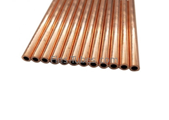 DELLOK ทองแดงเหล็กกลมท่อ Astm B88 C2400 5 นิ้วสําหรับเครื่องปรับอากาศ
