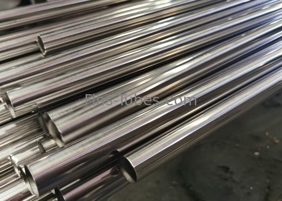 DELLOK หลอดกลมเหล็กไทเทเนียมนิเคิล 10mm 20mm 30mm Gr5 Gr9 Gr12 TA 1 TA2 TA4 TA10